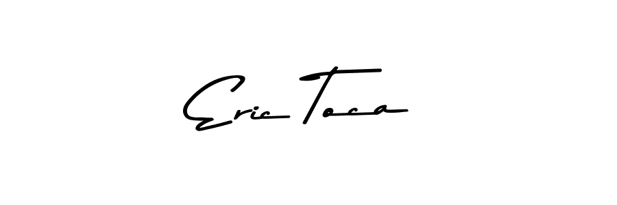 Make a beautiful signature design for name Eric Toca. With this signature (Asem Kandis PERSONAL USE) style, you can create a handwritten signature for free. Eric Toca signature style 9 images and pictures png