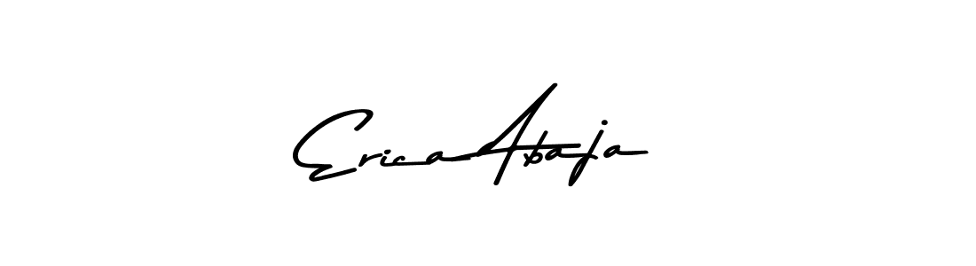 Design your own signature with our free online signature maker. With this signature software, you can create a handwritten (Asem Kandis PERSONAL USE) signature for name Erica Abaja. Erica Abaja signature style 9 images and pictures png