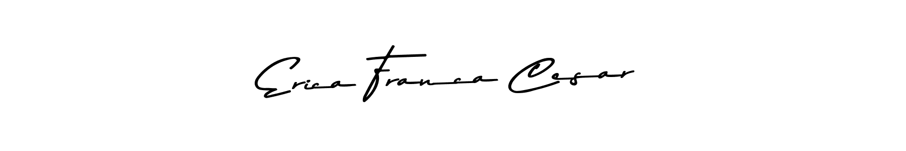 Erica Franca Cesar stylish signature style. Best Handwritten Sign (Asem Kandis PERSONAL USE) for my name. Handwritten Signature Collection Ideas for my name Erica Franca Cesar. Erica Franca Cesar signature style 9 images and pictures png
