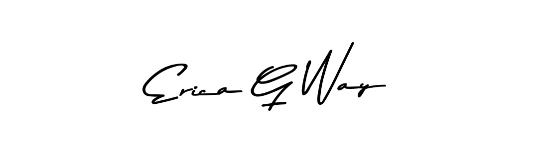 Make a beautiful signature design for name Erica G Way. Use this online signature maker to create a handwritten signature for free. Erica G Way signature style 9 images and pictures png