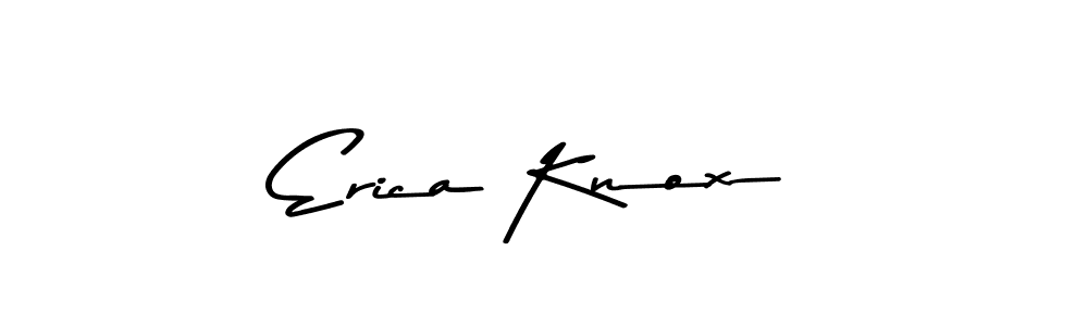 Create a beautiful signature design for name Erica Knox. With this signature (Asem Kandis PERSONAL USE) fonts, you can make a handwritten signature for free. Erica Knox signature style 9 images and pictures png