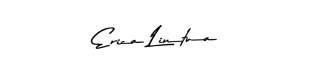 if you are searching for the best signature style for your name Erica Lintua. so please give up your signature search. here we have designed multiple signature styles  using Asem Kandis PERSONAL USE. Erica Lintua signature style 9 images and pictures png