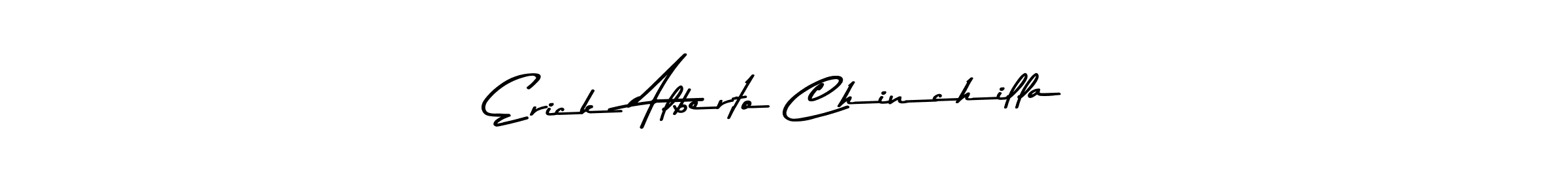 How to make Erick Alberto Chinchilla name signature. Use Asem Kandis PERSONAL USE style for creating short signs online. This is the latest handwritten sign. Erick Alberto Chinchilla signature style 9 images and pictures png