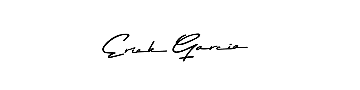 Make a beautiful signature design for name Erick Garcia. With this signature (Asem Kandis PERSONAL USE) style, you can create a handwritten signature for free. Erick Garcia signature style 9 images and pictures png