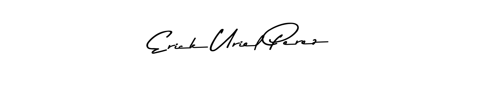 Make a beautiful signature design for name Erick Uriel Perez. With this signature (Asem Kandis PERSONAL USE) style, you can create a handwritten signature for free. Erick Uriel Perez signature style 9 images and pictures png