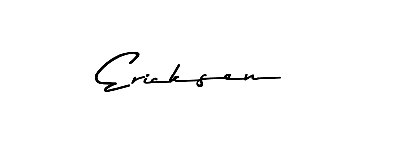 Use a signature maker to create a handwritten signature online. With this signature software, you can design (Asem Kandis PERSONAL USE) your own signature for name Ericksen. Ericksen signature style 9 images and pictures png