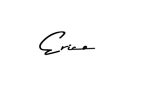 Make a beautiful signature design for name Erico. With this signature (Asem Kandis PERSONAL USE) style, you can create a handwritten signature for free. Erico signature style 9 images and pictures png