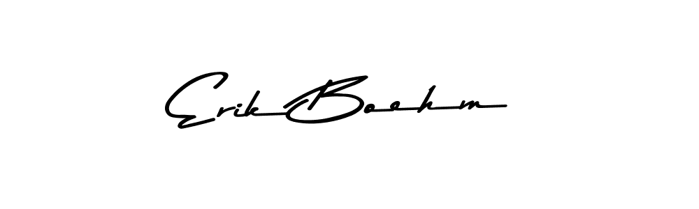 Make a beautiful signature design for name Erik Boehm. With this signature (Asem Kandis PERSONAL USE) style, you can create a handwritten signature for free. Erik Boehm signature style 9 images and pictures png