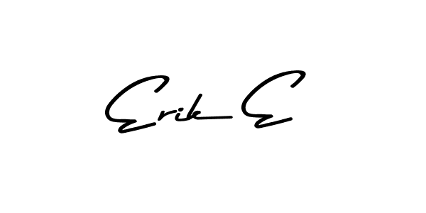 Also we have Erik E name is the best signature style. Create professional handwritten signature collection using Asem Kandis PERSONAL USE autograph style. Erik E signature style 9 images and pictures png