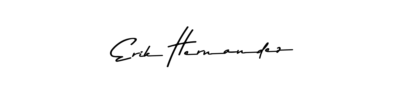 How to make Erik Hernandez name signature. Use Asem Kandis PERSONAL USE style for creating short signs online. This is the latest handwritten sign. Erik Hernandez signature style 9 images and pictures png