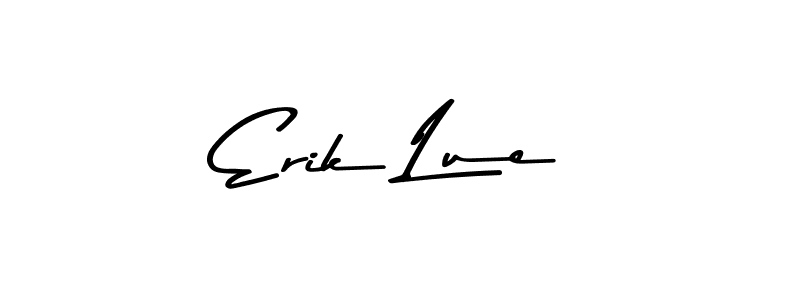 Also You can easily find your signature by using the search form. We will create Erik Lue name handwritten signature images for you free of cost using Asem Kandis PERSONAL USE sign style. Erik Lue signature style 9 images and pictures png