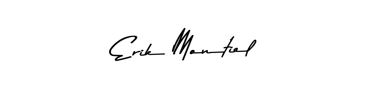 You should practise on your own different ways (Asem Kandis PERSONAL USE) to write your name (Erik Montiel) in signature. don't let someone else do it for you. Erik Montiel signature style 9 images and pictures png