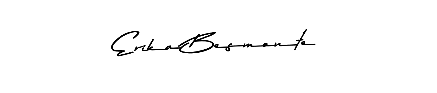 Make a beautiful signature design for name Erika Besmonte. With this signature (Asem Kandis PERSONAL USE) style, you can create a handwritten signature for free. Erika Besmonte signature style 9 images and pictures png