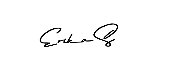 Design your own signature with our free online signature maker. With this signature software, you can create a handwritten (Asem Kandis PERSONAL USE) signature for name Erika S. Erika S signature style 9 images and pictures png