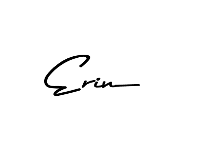 How to make Erin name signature. Use Asem Kandis PERSONAL USE style for creating short signs online. This is the latest handwritten sign. Erin signature style 9 images and pictures png