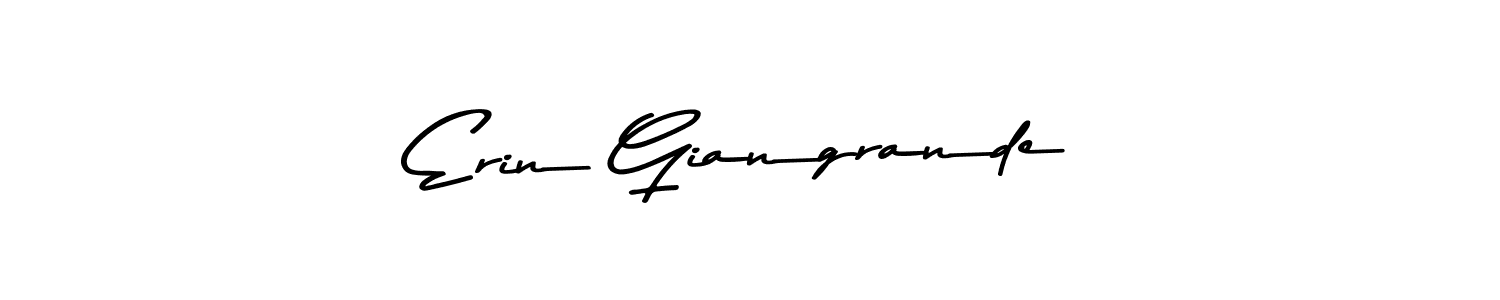 Design your own signature with our free online signature maker. With this signature software, you can create a handwritten (Asem Kandis PERSONAL USE) signature for name Erin Giangrande. Erin Giangrande signature style 9 images and pictures png