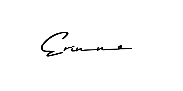 Use a signature maker to create a handwritten signature online. With this signature software, you can design (Asem Kandis PERSONAL USE) your own signature for name Erinne. Erinne signature style 9 images and pictures png