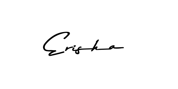 How to make Erisha signature? Asem Kandis PERSONAL USE is a professional autograph style. Create handwritten signature for Erisha name. Erisha signature style 9 images and pictures png