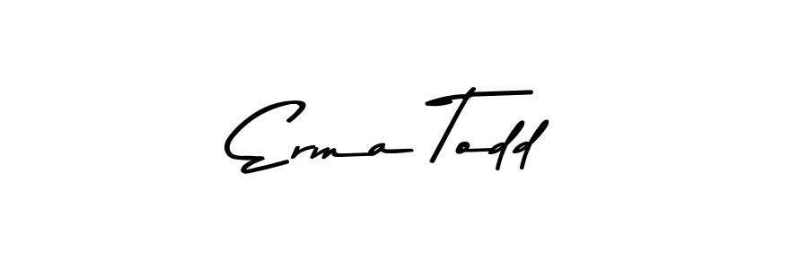 if you are searching for the best signature style for your name Erma Todd. so please give up your signature search. here we have designed multiple signature styles  using Asem Kandis PERSONAL USE. Erma Todd signature style 9 images and pictures png