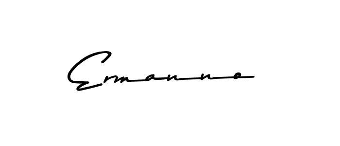 How to make Ermanno signature? Asem Kandis PERSONAL USE is a professional autograph style. Create handwritten signature for Ermanno name. Ermanno signature style 9 images and pictures png