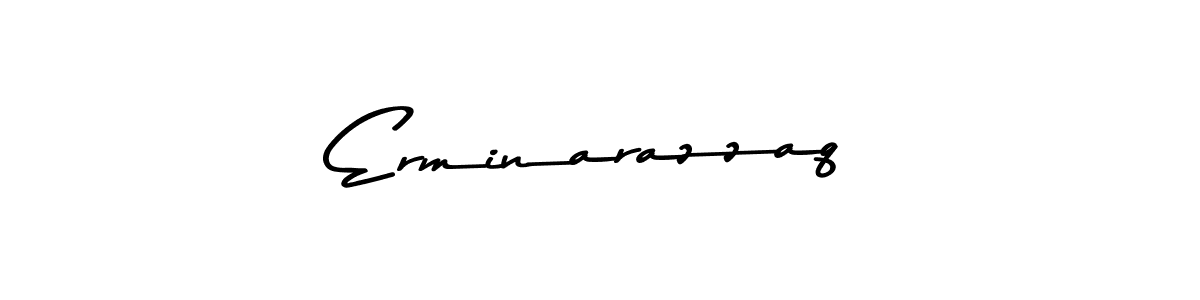 Erminarazzaq stylish signature style. Best Handwritten Sign (Asem Kandis PERSONAL USE) for my name. Handwritten Signature Collection Ideas for my name Erminarazzaq. Erminarazzaq signature style 9 images and pictures png