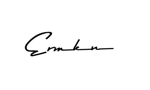 How to Draw Ermkn signature style? Asem Kandis PERSONAL USE is a latest design signature styles for name Ermkn. Ermkn signature style 9 images and pictures png