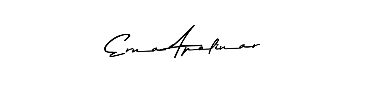 How to make Erna Apolinar signature? Asem Kandis PERSONAL USE is a professional autograph style. Create handwritten signature for Erna Apolinar name. Erna Apolinar signature style 9 images and pictures png