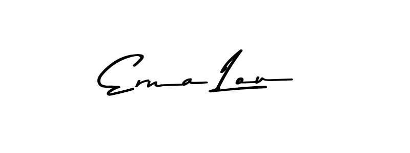 Use a signature maker to create a handwritten signature online. With this signature software, you can design (Asem Kandis PERSONAL USE) your own signature for name Erna Lou. Erna Lou signature style 9 images and pictures png