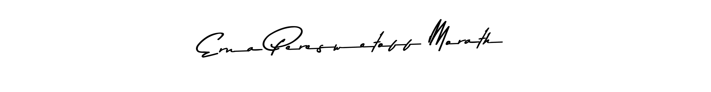 Use a signature maker to create a handwritten signature online. With this signature software, you can design (Asem Kandis PERSONAL USE) your own signature for name Erna Pereswetoff Morath. Erna Pereswetoff Morath signature style 9 images and pictures png