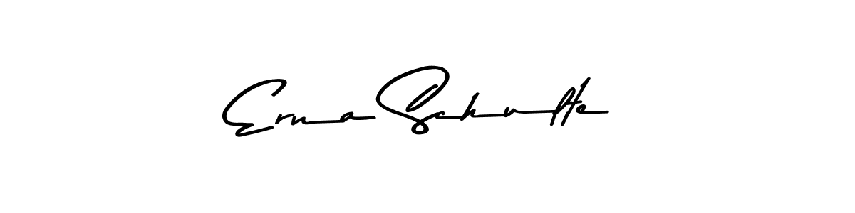 Asem Kandis PERSONAL USE is a professional signature style that is perfect for those who want to add a touch of class to their signature. It is also a great choice for those who want to make their signature more unique. Get Erna Schulte name to fancy signature for free. Erna Schulte signature style 9 images and pictures png