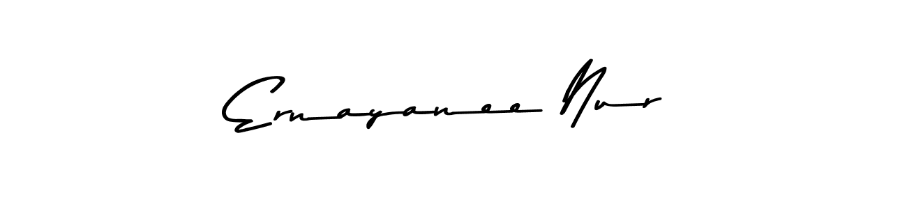 How to Draw Ernayanee Nur signature style? Asem Kandis PERSONAL USE is a latest design signature styles for name Ernayanee Nur. Ernayanee Nur signature style 9 images and pictures png