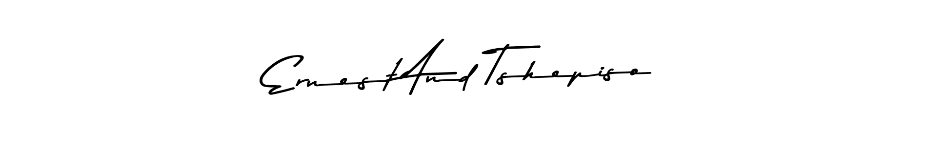 You should practise on your own different ways (Asem Kandis PERSONAL USE) to write your name (Ernest And Tshepiso) in signature. don't let someone else do it for you. Ernest And Tshepiso signature style 9 images and pictures png