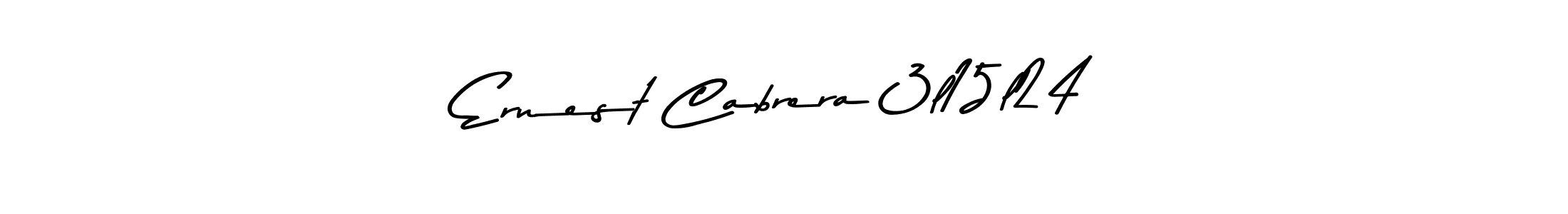 Ernest Cabrera 3l15l24 stylish signature style. Best Handwritten Sign (Asem Kandis PERSONAL USE) for my name. Handwritten Signature Collection Ideas for my name Ernest Cabrera 3l15l24. Ernest Cabrera 3l15l24 signature style 9 images and pictures png
