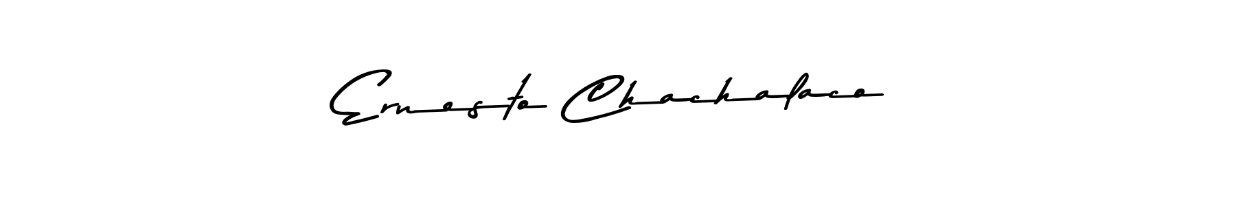 Create a beautiful signature design for name Ernesto Chachalaco. With this signature (Asem Kandis PERSONAL USE) fonts, you can make a handwritten signature for free. Ernesto Chachalaco signature style 9 images and pictures png