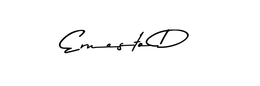 You should practise on your own different ways (Asem Kandis PERSONAL USE) to write your name (Ernesto D) in signature. don't let someone else do it for you. Ernesto D signature style 9 images and pictures png