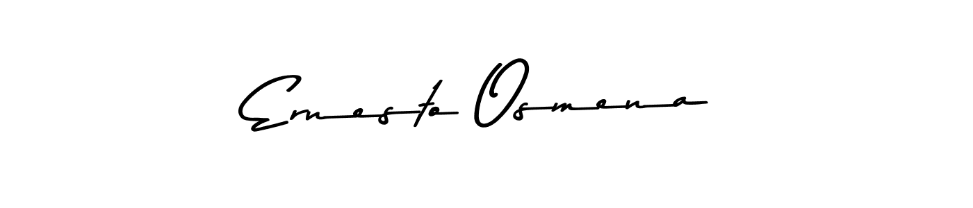 Use a signature maker to create a handwritten signature online. With this signature software, you can design (Asem Kandis PERSONAL USE) your own signature for name Ernesto Osmena. Ernesto Osmena signature style 9 images and pictures png