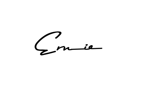 Design your own signature with our free online signature maker. With this signature software, you can create a handwritten (Asem Kandis PERSONAL USE) signature for name Ernie. Ernie signature style 9 images and pictures png