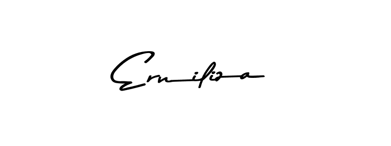 Asem Kandis PERSONAL USE is a professional signature style that is perfect for those who want to add a touch of class to their signature. It is also a great choice for those who want to make their signature more unique. Get Erniliza name to fancy signature for free. Erniliza signature style 9 images and pictures png