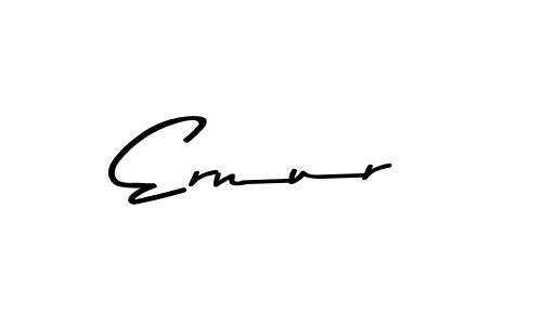 Create a beautiful signature design for name Ernur. With this signature (Asem Kandis PERSONAL USE) fonts, you can make a handwritten signature for free. Ernur signature style 9 images and pictures png