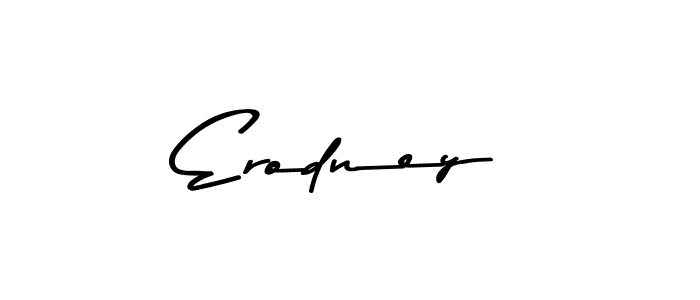 Use a signature maker to create a handwritten signature online. With this signature software, you can design (Asem Kandis PERSONAL USE) your own signature for name Erodney. Erodney signature style 9 images and pictures png