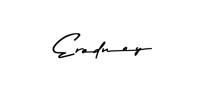 Use a signature maker to create a handwritten signature online. With this signature software, you can design (Asem Kandis PERSONAL USE) your own signature for name Erodney. Erodney signature style 9 images and pictures png