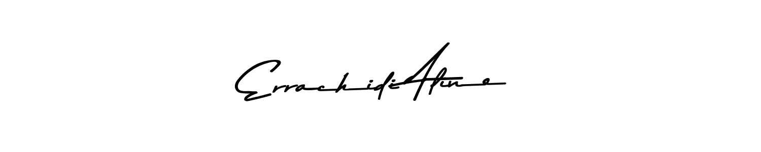 Errachidi Aline stylish signature style. Best Handwritten Sign (Asem Kandis PERSONAL USE) for my name. Handwritten Signature Collection Ideas for my name Errachidi Aline. Errachidi Aline signature style 9 images and pictures png