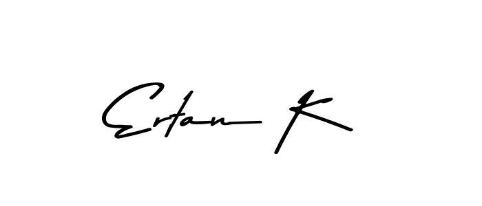 Asem Kandis PERSONAL USE is a professional signature style that is perfect for those who want to add a touch of class to their signature. It is also a great choice for those who want to make their signature more unique. Get Ertan K name to fancy signature for free. Ertan K signature style 9 images and pictures png
