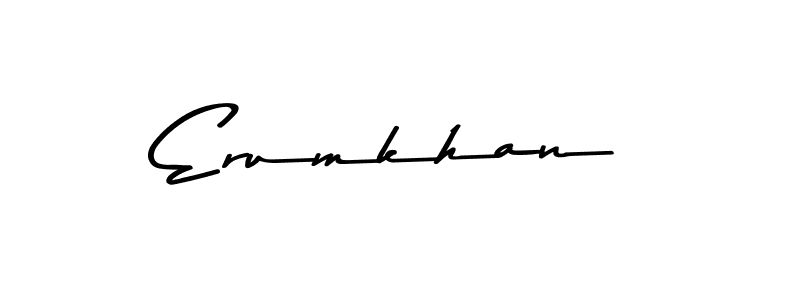 The best way (Asem Kandis PERSONAL USE) to make a short signature is to pick only two or three words in your name. The name Erumkhan include a total of six letters. For converting this name. Erumkhan signature style 9 images and pictures png