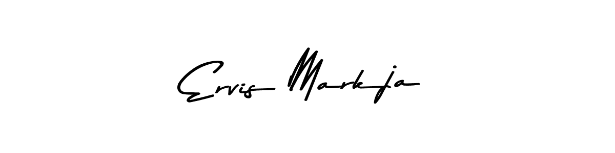 How to make Ervis Markja signature? Asem Kandis PERSONAL USE is a professional autograph style. Create handwritten signature for Ervis Markja name. Ervis Markja signature style 9 images and pictures png