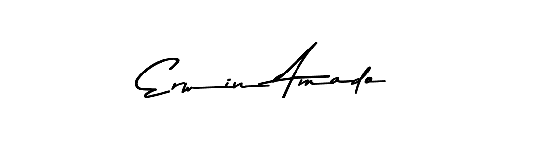 You can use this online signature creator to create a handwritten signature for the name Erwin Amado. This is the best online autograph maker. Erwin Amado signature style 9 images and pictures png