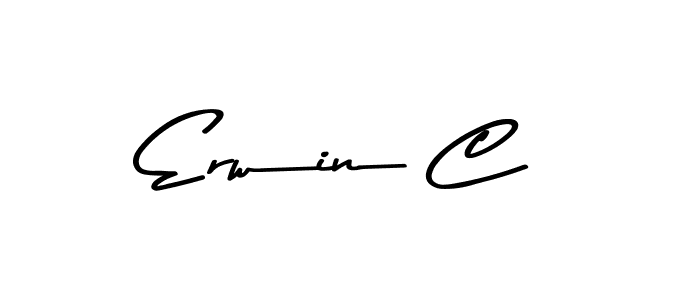 Best and Professional Signature Style for Erwin C. Asem Kandis PERSONAL USE Best Signature Style Collection. Erwin C signature style 9 images and pictures png