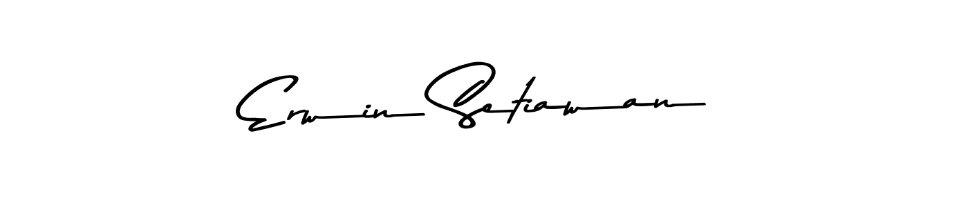 Erwin Setiawan stylish signature style. Best Handwritten Sign (Asem Kandis PERSONAL USE) for my name. Handwritten Signature Collection Ideas for my name Erwin Setiawan. Erwin Setiawan signature style 9 images and pictures png