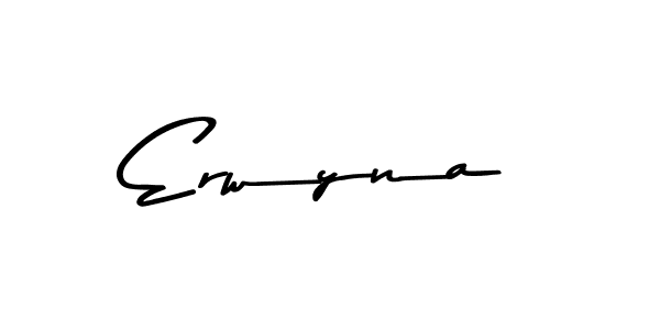 Make a beautiful signature design for name Erwyna. Use this online signature maker to create a handwritten signature for free. Erwyna signature style 9 images and pictures png