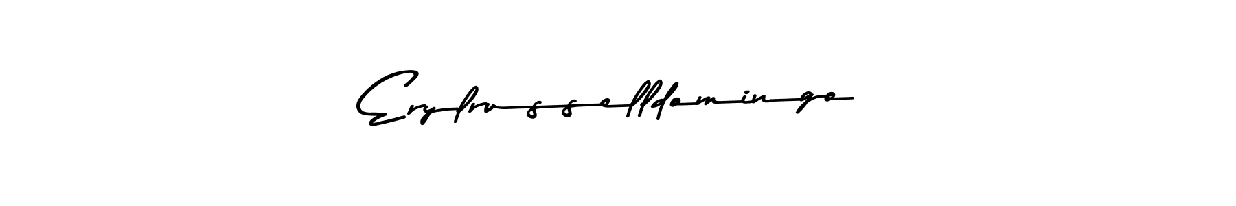 You should practise on your own different ways (Asem Kandis PERSONAL USE) to write your name (Erylrusselldomingo) in signature. don't let someone else do it for you. Erylrusselldomingo signature style 9 images and pictures png